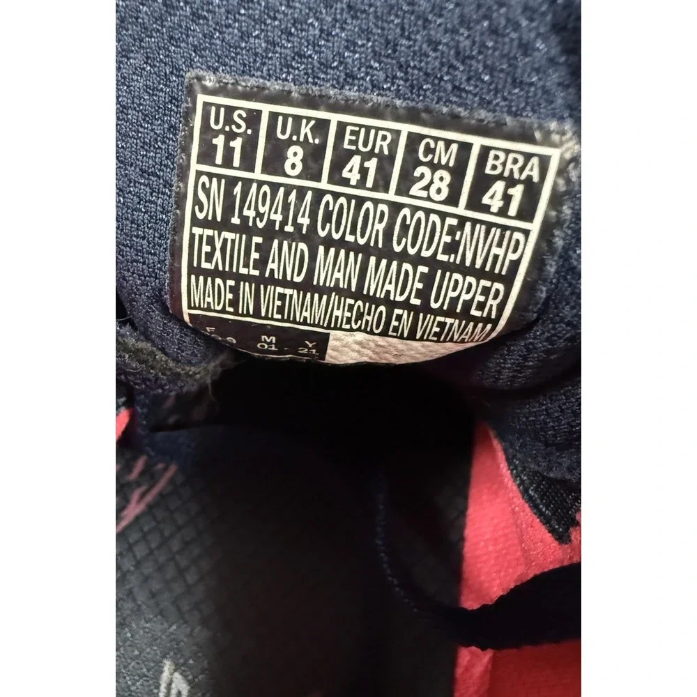 Skechers Navy and Pink Air Cooled Sneakers - Picture 11 of 12